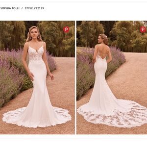 Sophia Tolli size 16 (street size 12) UNWORN wedding dress, MONIQUE, Y22179